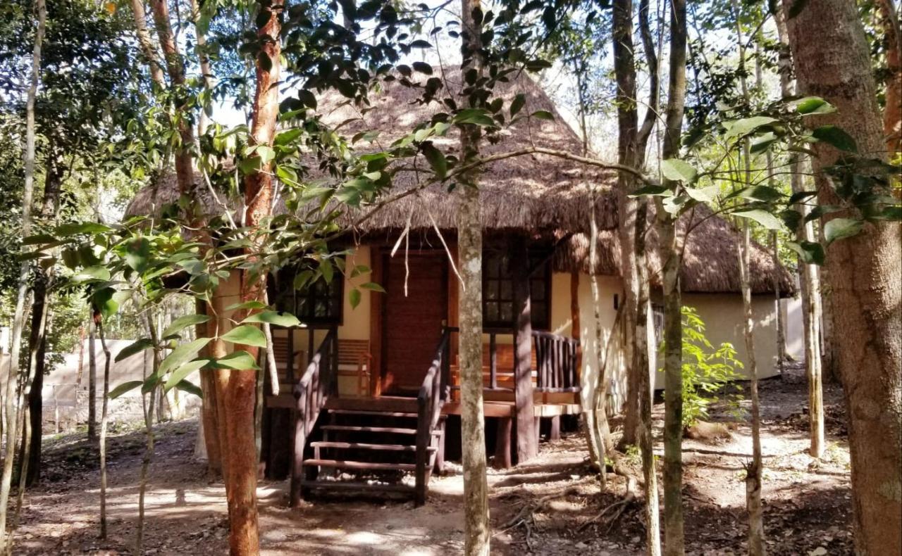 Hotel Cabanas Aldea Maya Xpujil Dış mekan fotoğraf