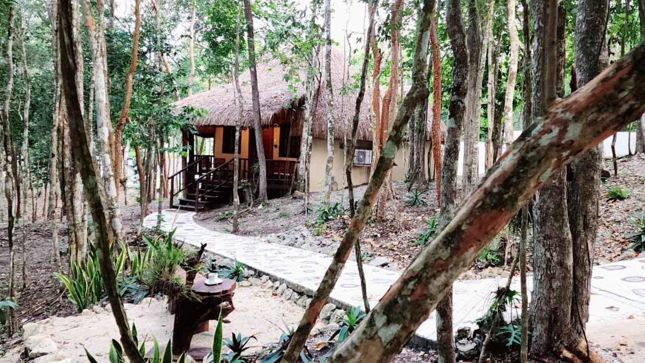 Hotel Cabanas Aldea Maya Xpujil Dış mekan fotoğraf