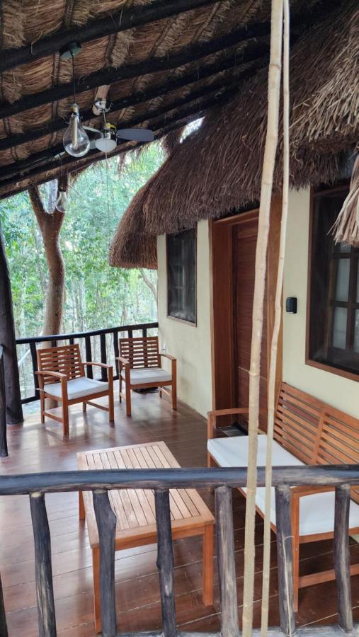 Hotel Cabanas Aldea Maya Xpujil Dış mekan fotoğraf