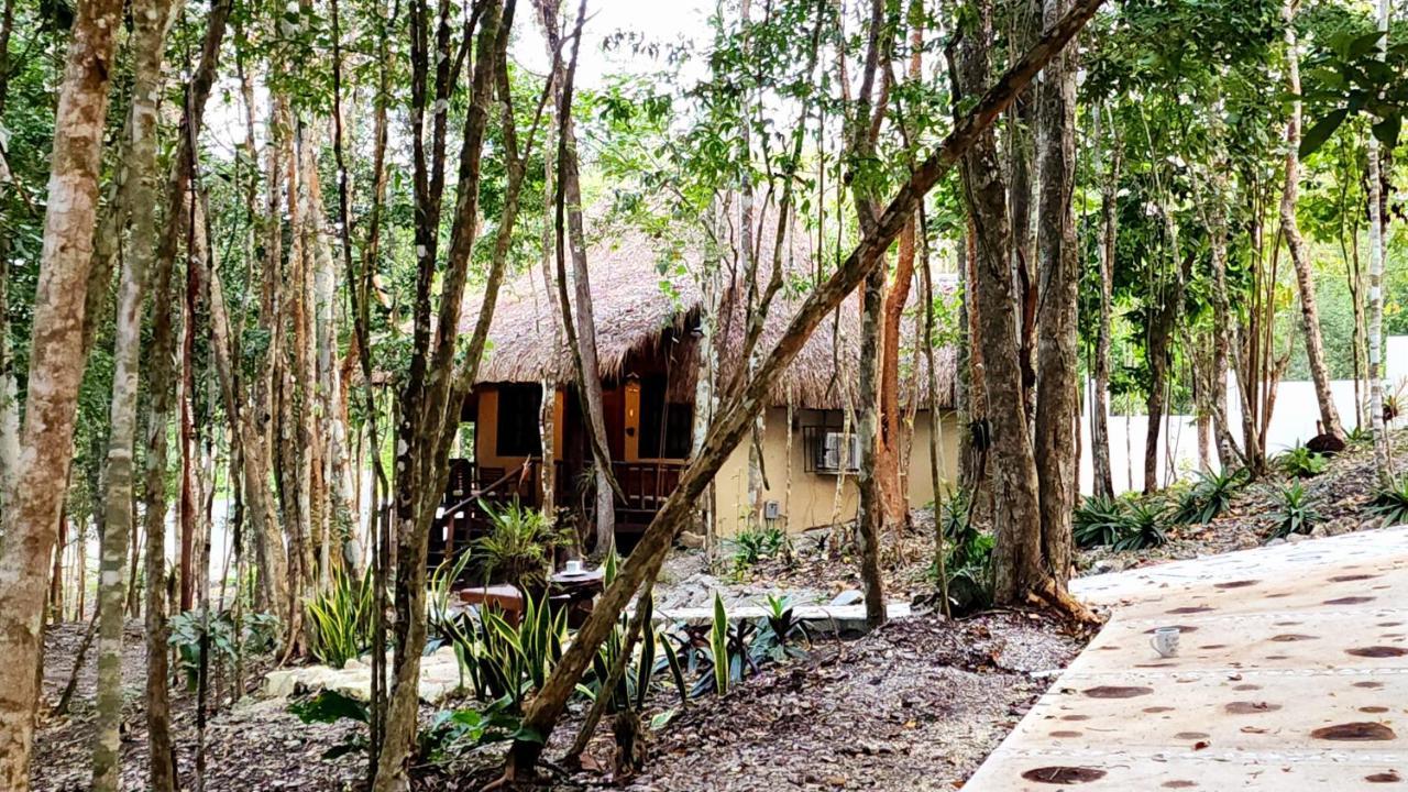 Hotel Cabanas Aldea Maya Xpujil Dış mekan fotoğraf