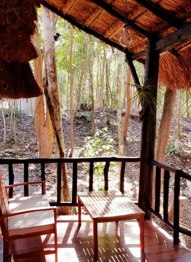 Hotel Cabanas Aldea Maya Xpujil Dış mekan fotoğraf